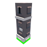 1x1 Castle Wall Tall